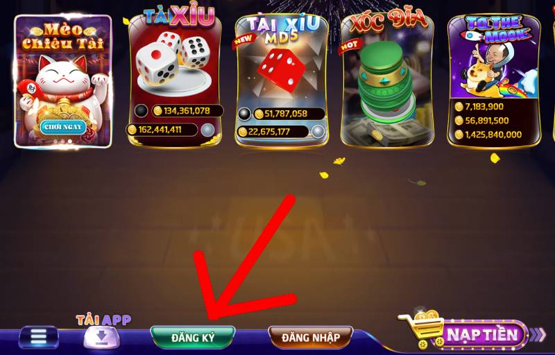 Buốc 2 Nhấn Vào Nút “Đăng Ký”